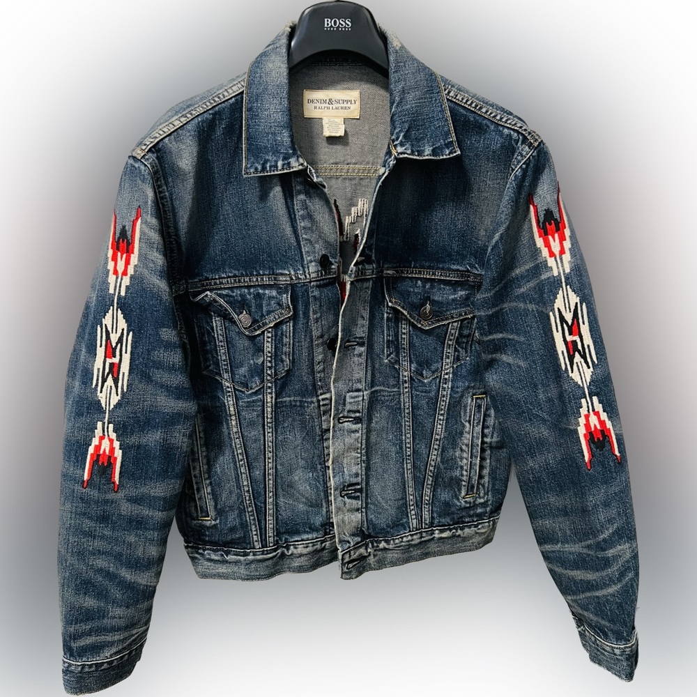 RALPH LAUREN DENIM AND SUPPLY
DENIM JACKET- MEN LARG SIZE